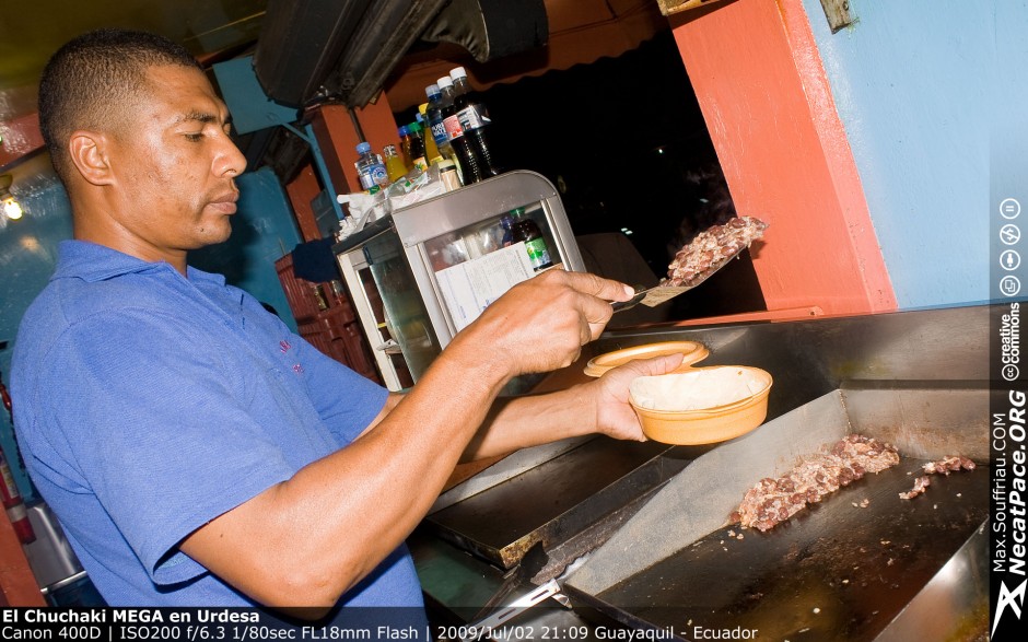 El Moreno preparando el Mega
