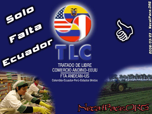 El TLC solo falta Ecuador